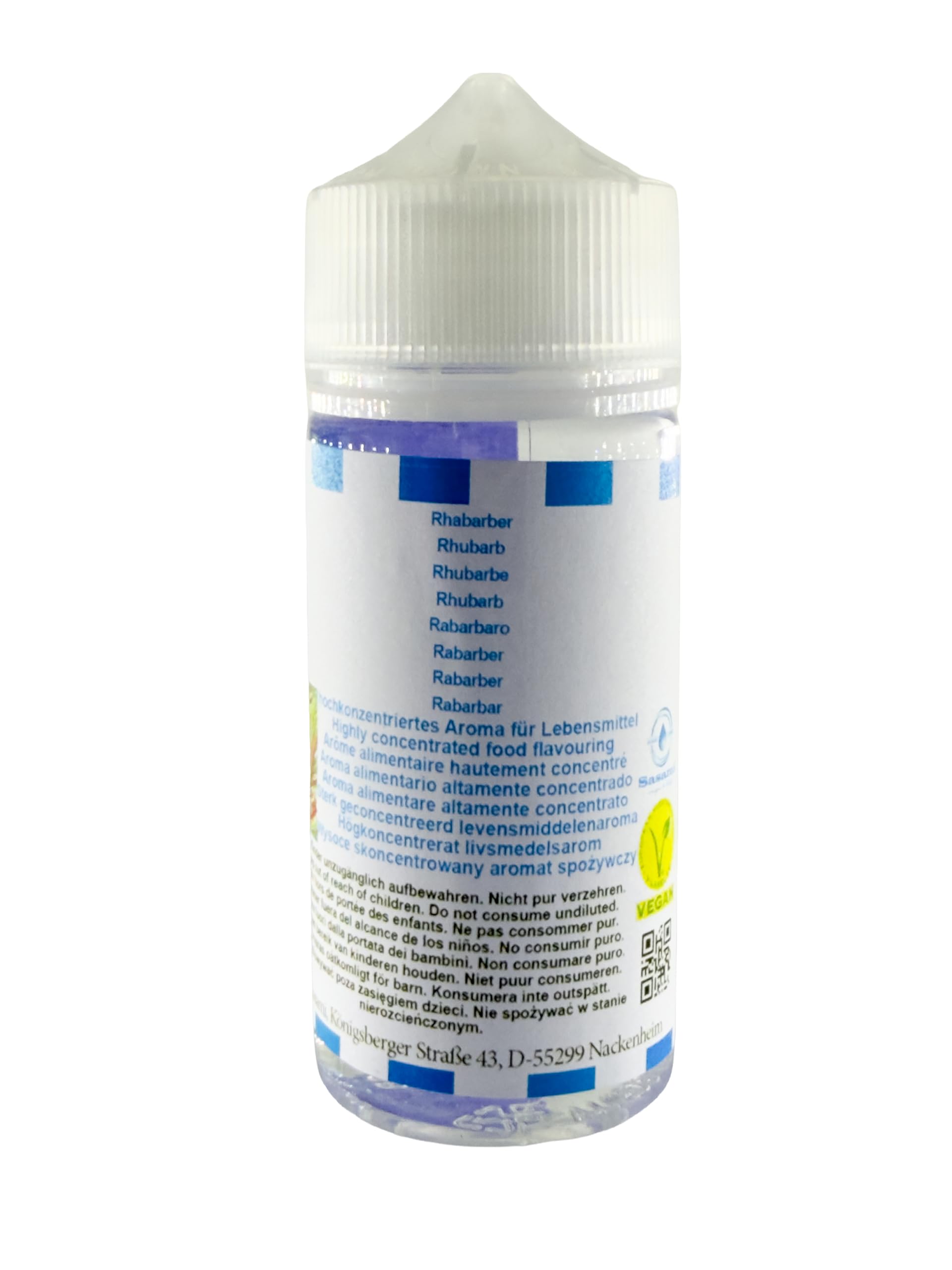 Rabarbaro aroma concentrato - vegano - Sasami - 100ml