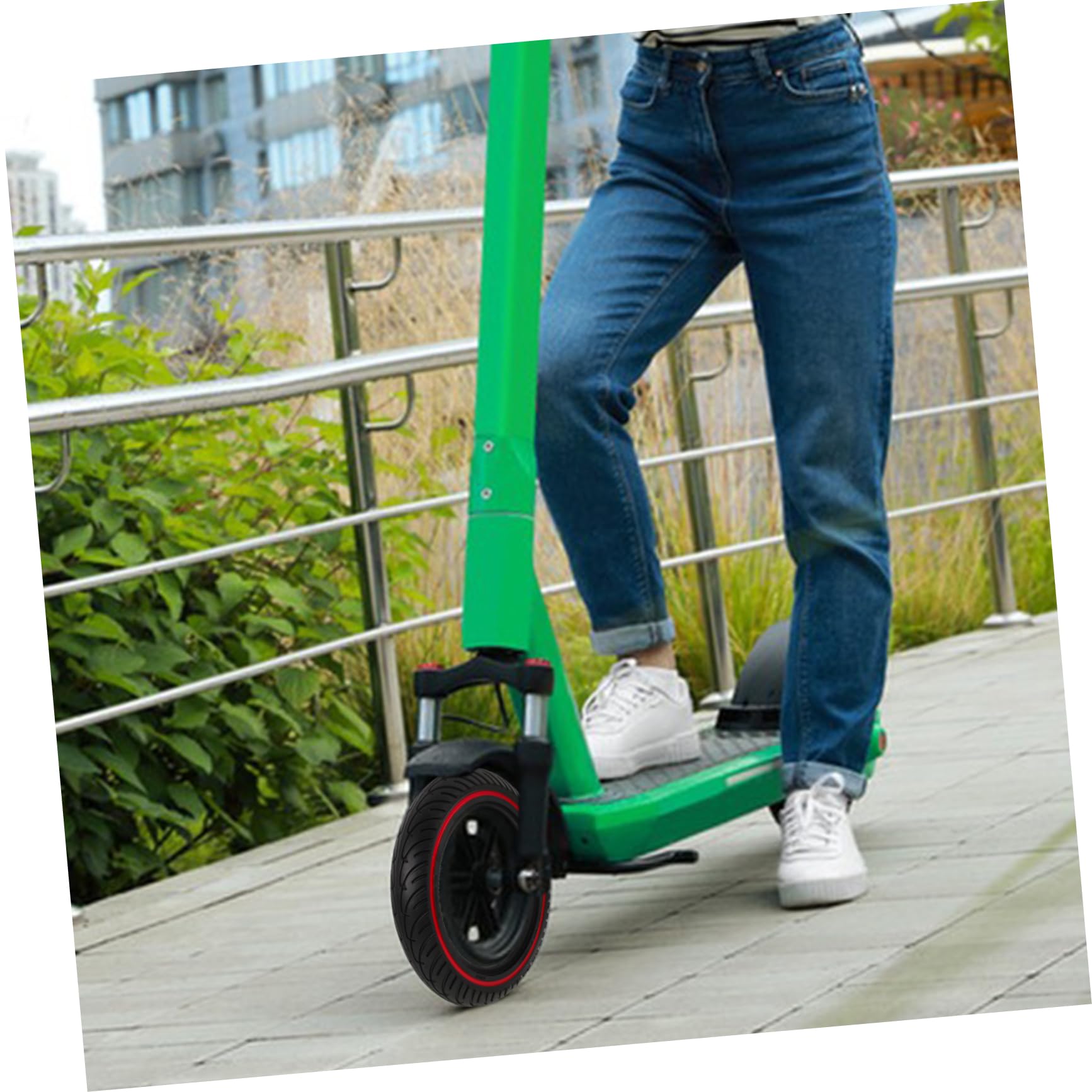 Cabilock Pneu Plein pour Trottinette Électrique Pro Roue de Remplacement Honeycomb Solide Antidéflagrant Entretien Améliore Adhérence et Confort de Conduite