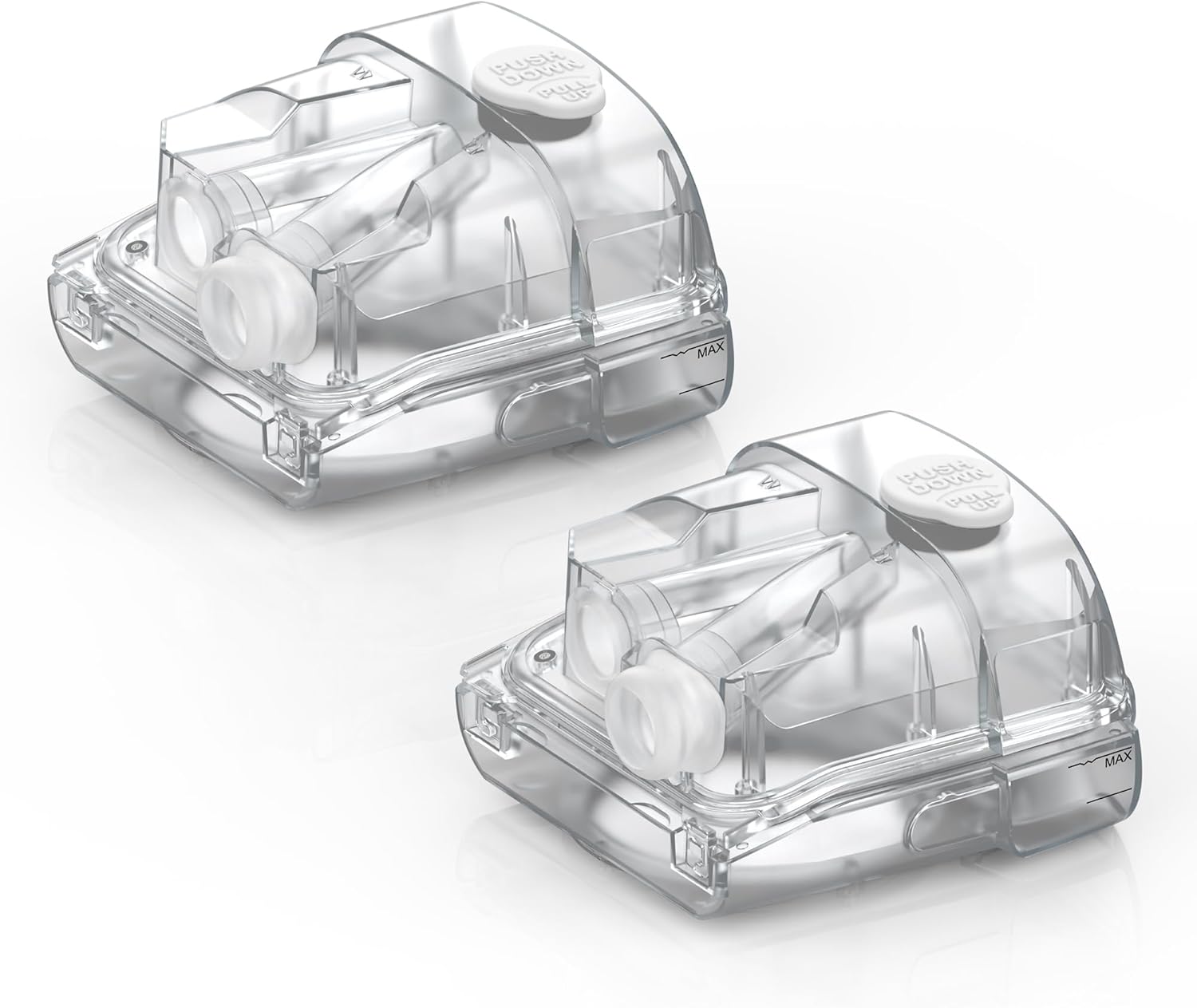 2 Packs Water Chamber for Airsense 11 & Aircurve 11, Leak-Free & Consistent Humidity Replacement CPAP Water Chamber with Top-Fill Port Technology, HumidAir Water Tank for ResMed Airsense 11 Supplies