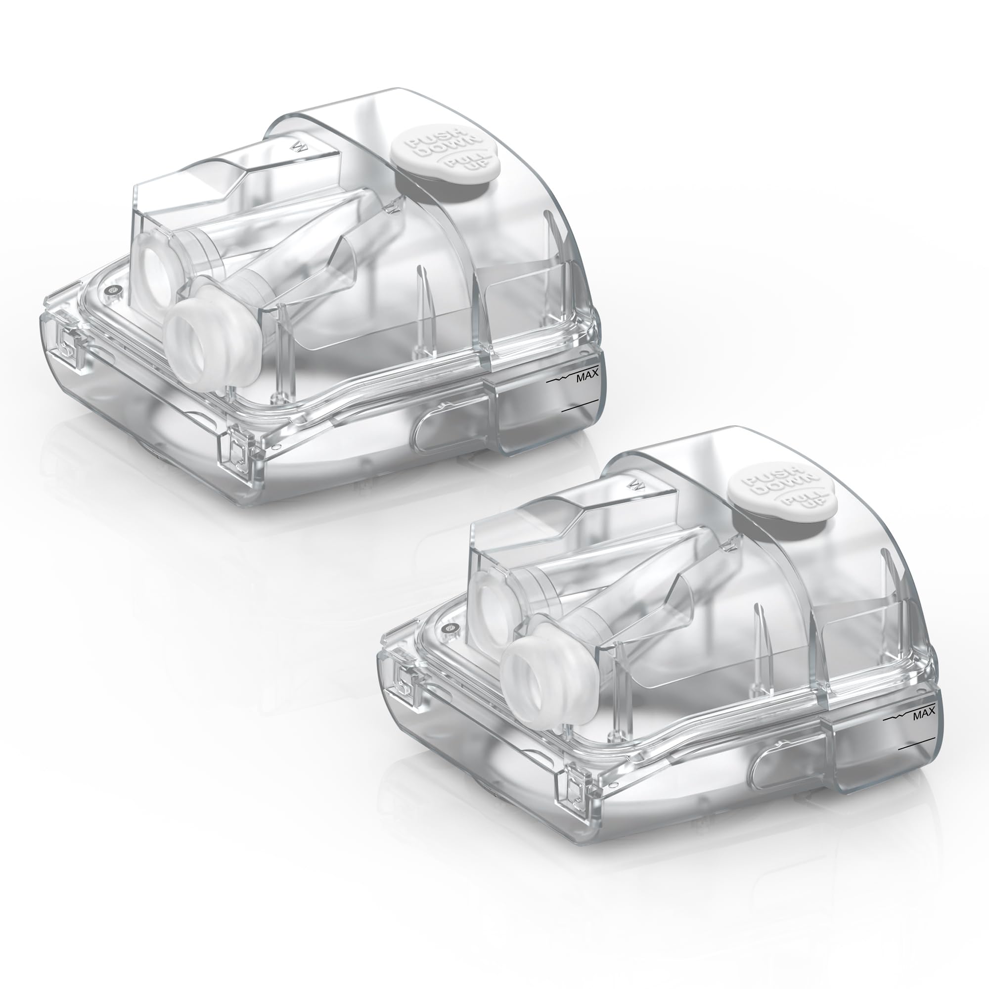 2 Packs Water Chamber for Airsense 11 & Aircurve 11, Leak-Free & Consistent Humidity Replacement CPAP Water Chamber with Top-Fill Port Technology,