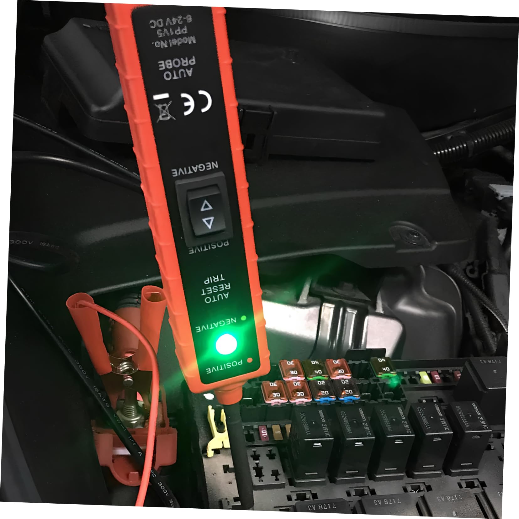 Tester Circuito Auto Em285 Zk-103 in Plastica e Metallo | Dc 6-24v, Rilevazione di Cortocircuiti e Circuiti Aperti, Strumento per Meccanici Esperti e Fai da Te