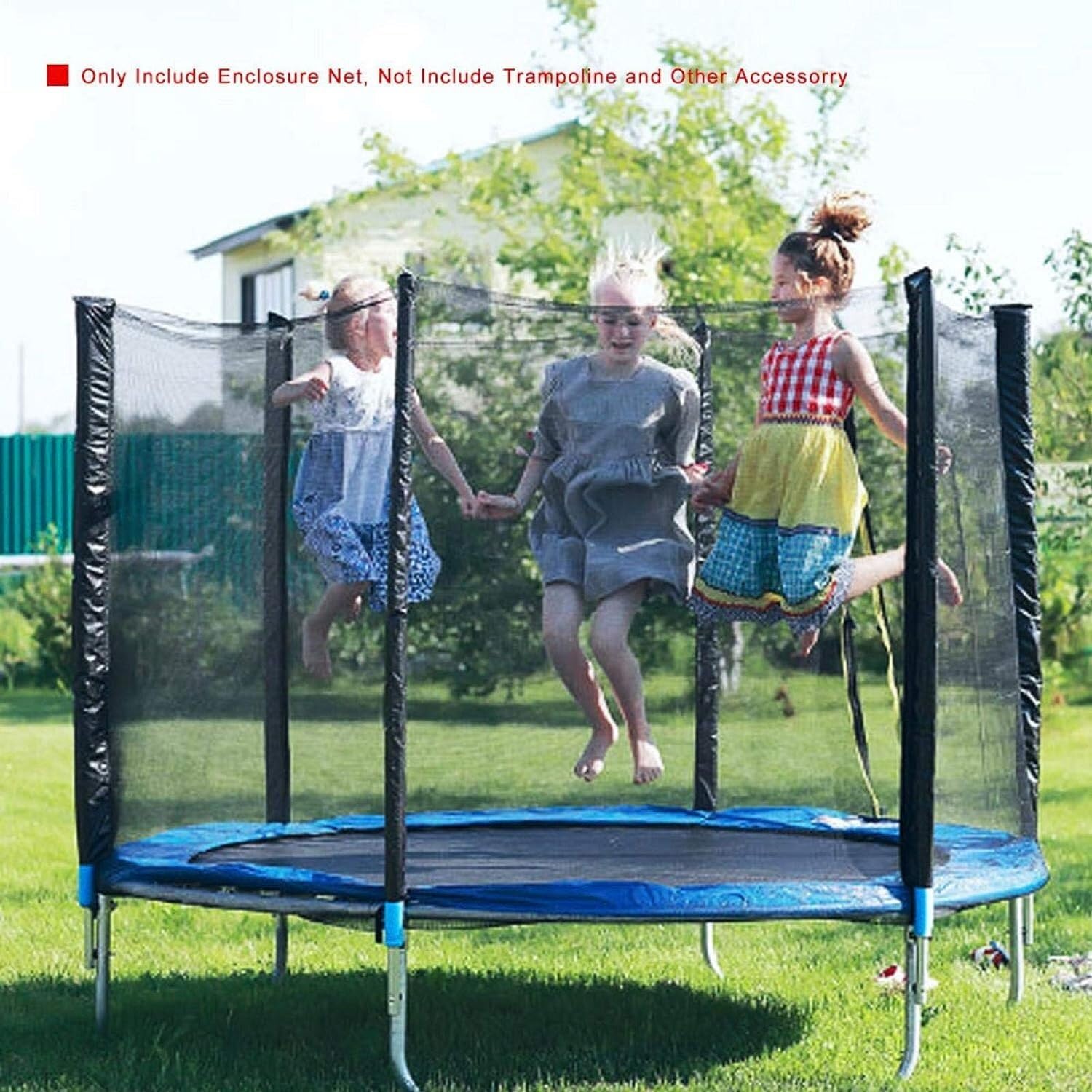 LXUKYG Replacement Trampoline Safety Net Enclosure Surround Netting for Trampoline Trampoline Accessoire for Round Trampoline Accessories