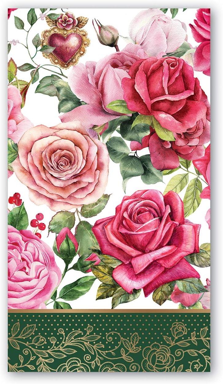 Michel Design WorksHostess Napkins, Royal Rose