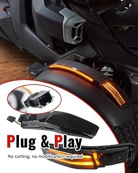 LED Fender Lights for Can-Am Ryker 600 900 Sport Rally