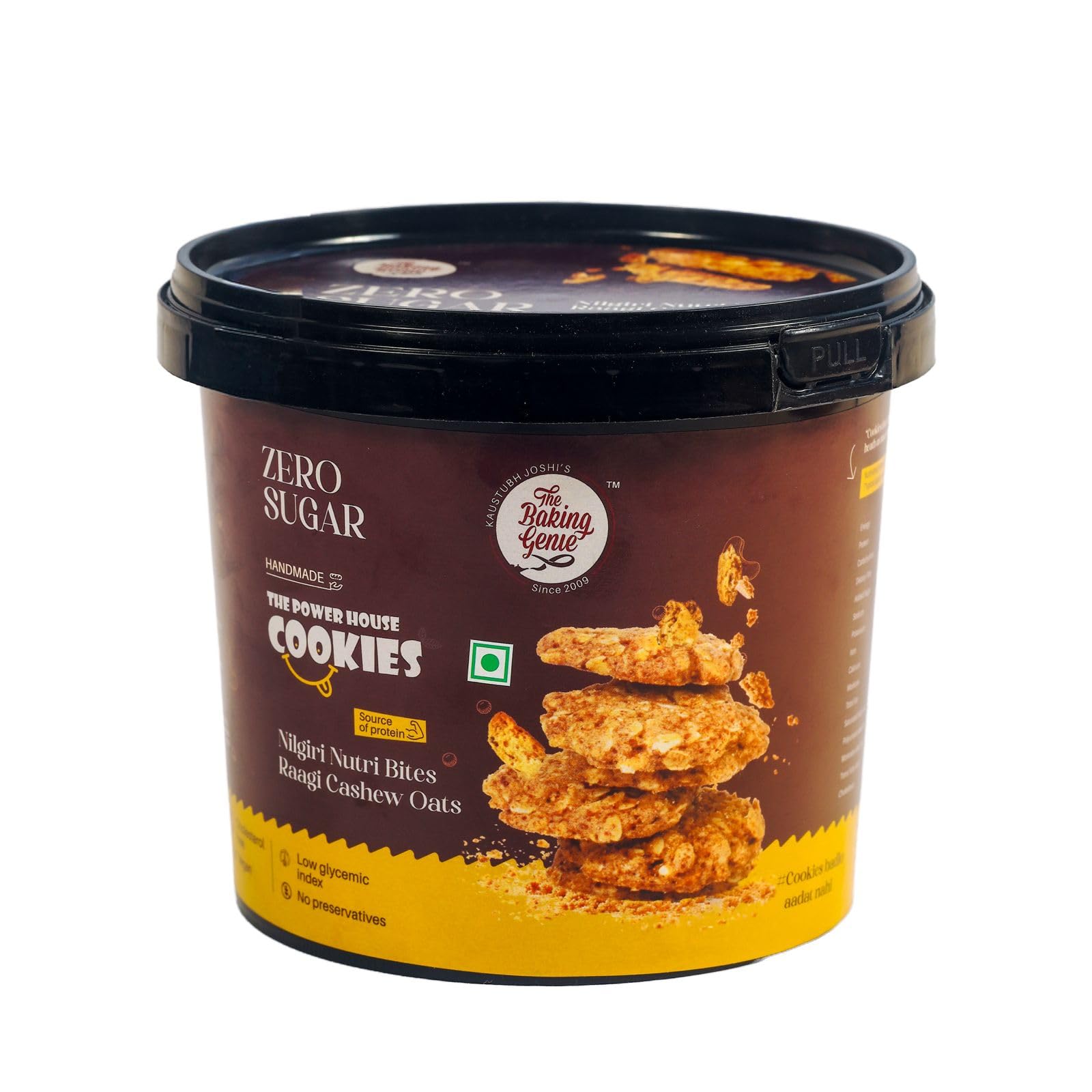 The Baking Genie Zero Sugar Power House Cookies – Nilgiri Nutri Bites Raagi Cashew Oats-image-46