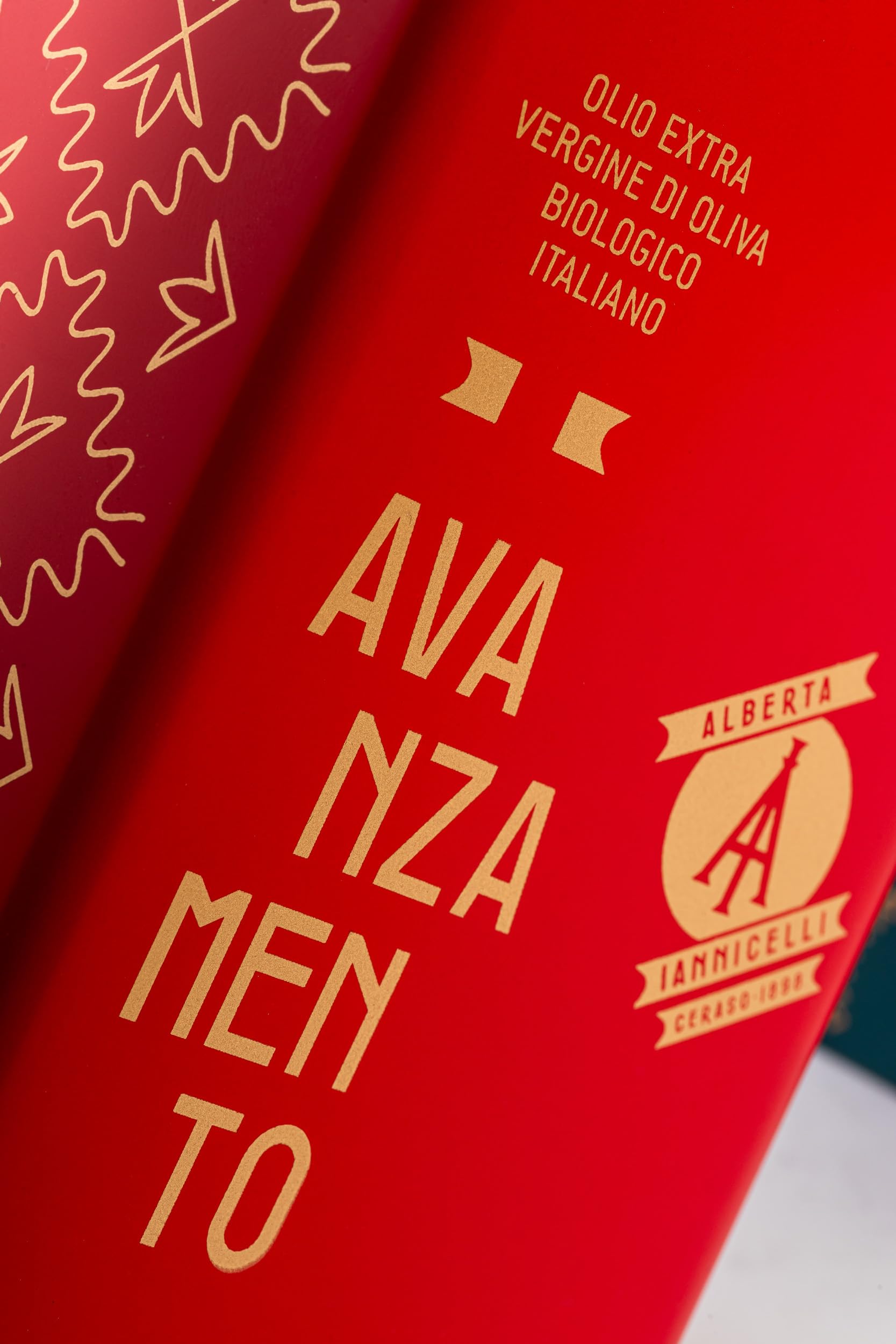 Pudełko Prezentowe - Organiczna Oliwa z Oliwek z Pierwszego Tłoczenia - 100% Made in Italy - Alberta Iannicelli (Kość słoniowa)