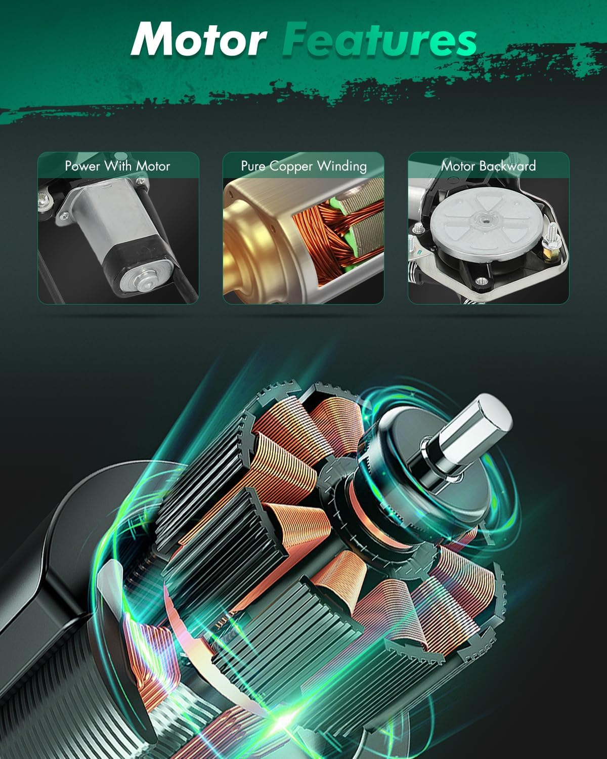 SCITOO Front Left Driver Side Power Window Regulator with Motor Compatible with 1999-2003 for Toyota for Solara, 741-180