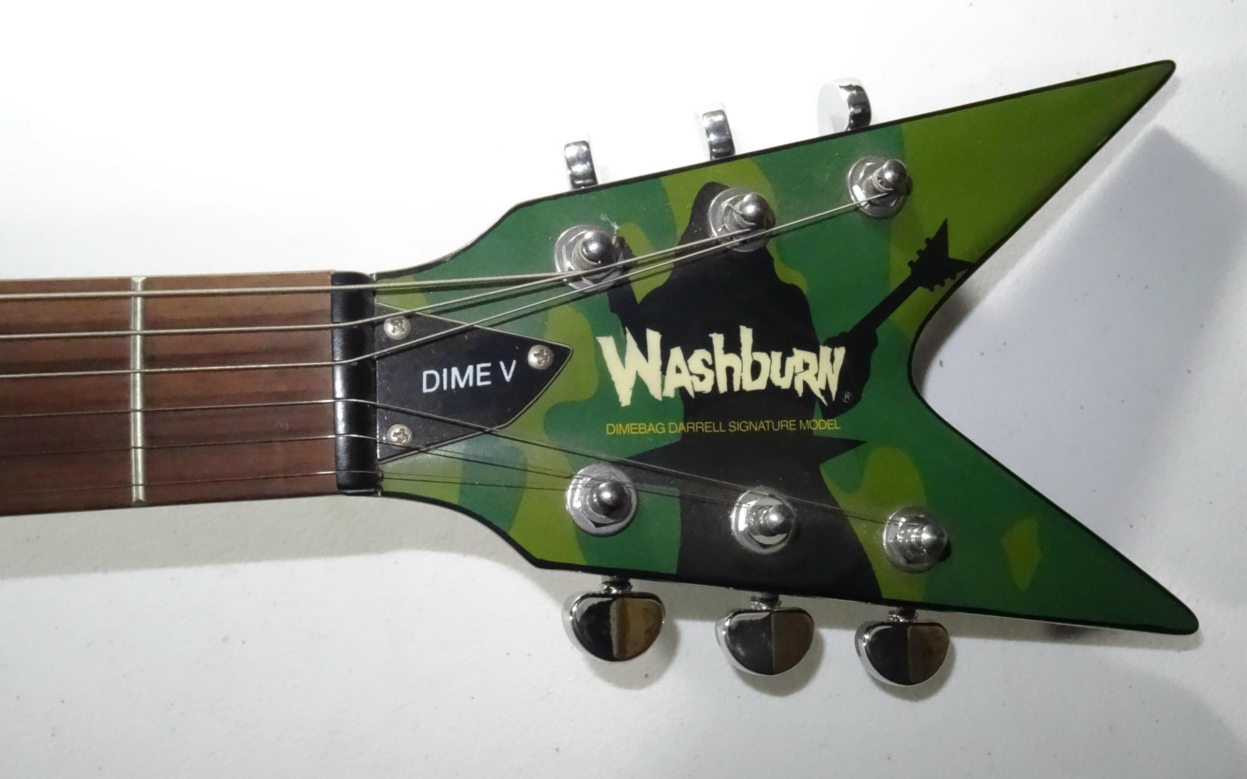 Signed Panter Dimebag Darrell Abbott Autographed Washburn Guitar