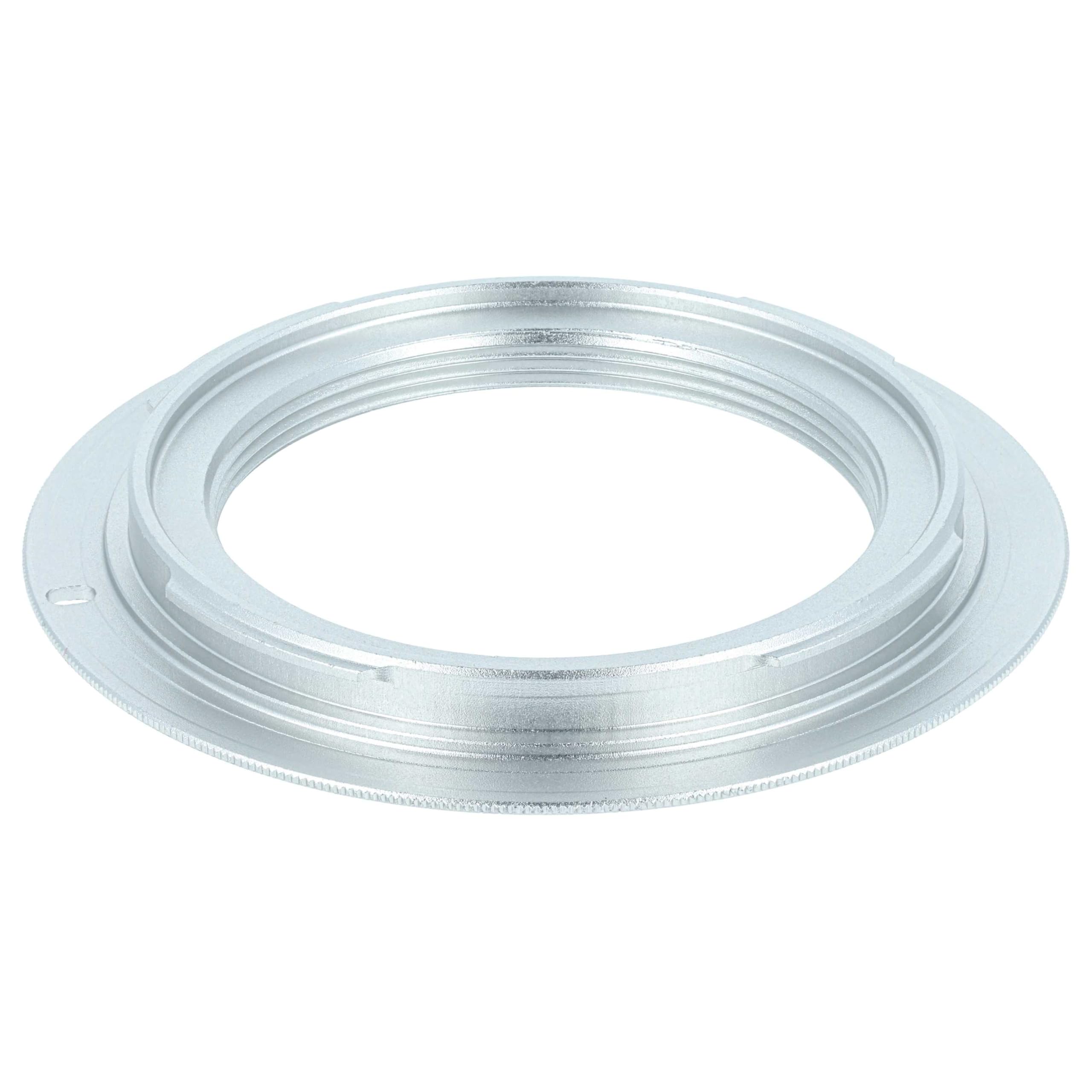 vhbw Bague d'adaptation Compatible avec Nikon Z30, Z50, Z50 II, Z6 II, Z5 II, Z6 III, Z7, Z7 II, Z6, Z5 - Monture Z vers objectifs M42 argenté