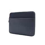 A&period;R&period;C&period; Laptop Sleeve 14 Inch – MacBook Case with Faux Fur Lining&comma; External Pocket – Fits MacBook Pro Air Lenovo Dell HP – Laptop Cover&comma; Computer Case - Travel&comma; Work&comma; College - Navy