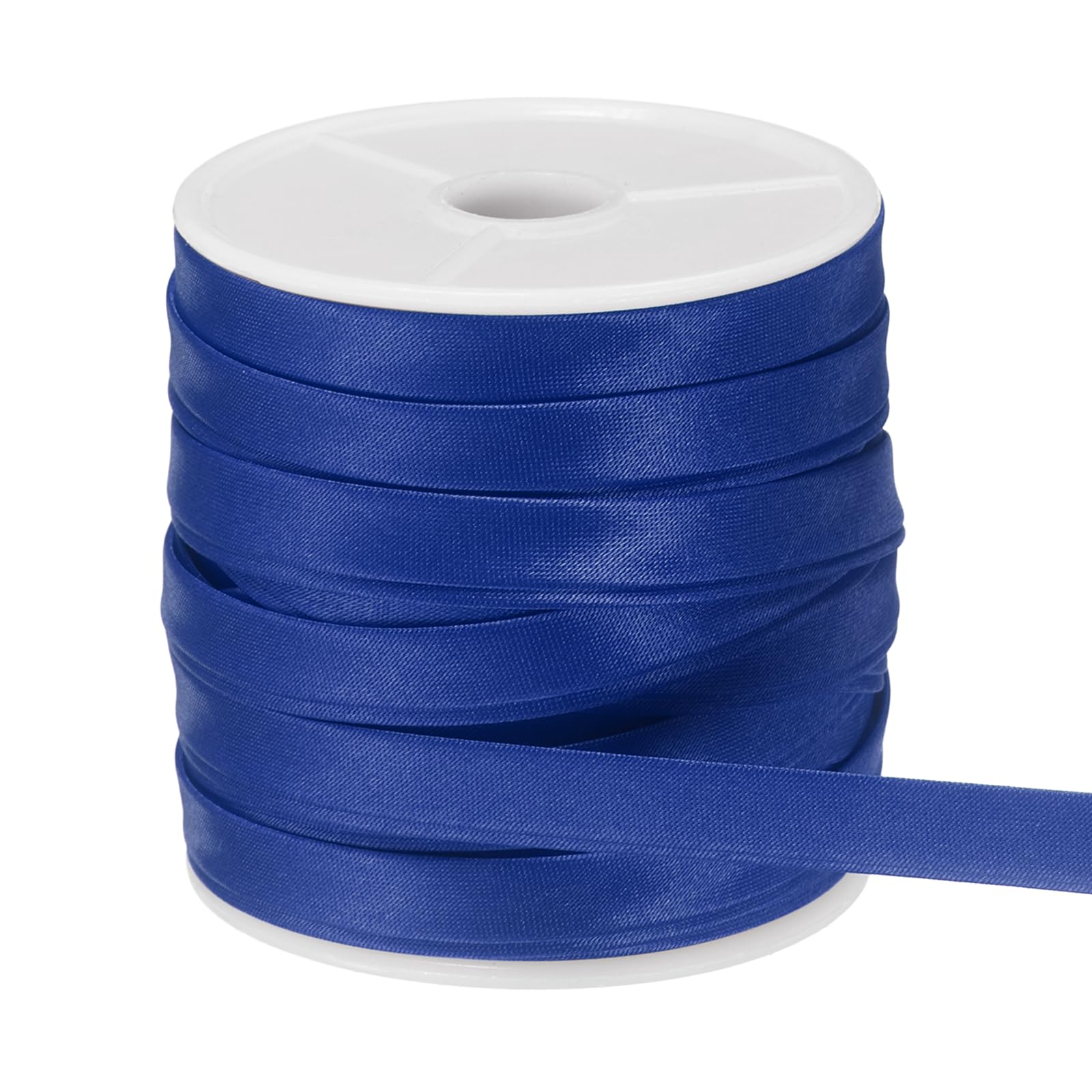 sourcing map Double Fold Bias Tape 3/8" x 25 Yds Dark Blue