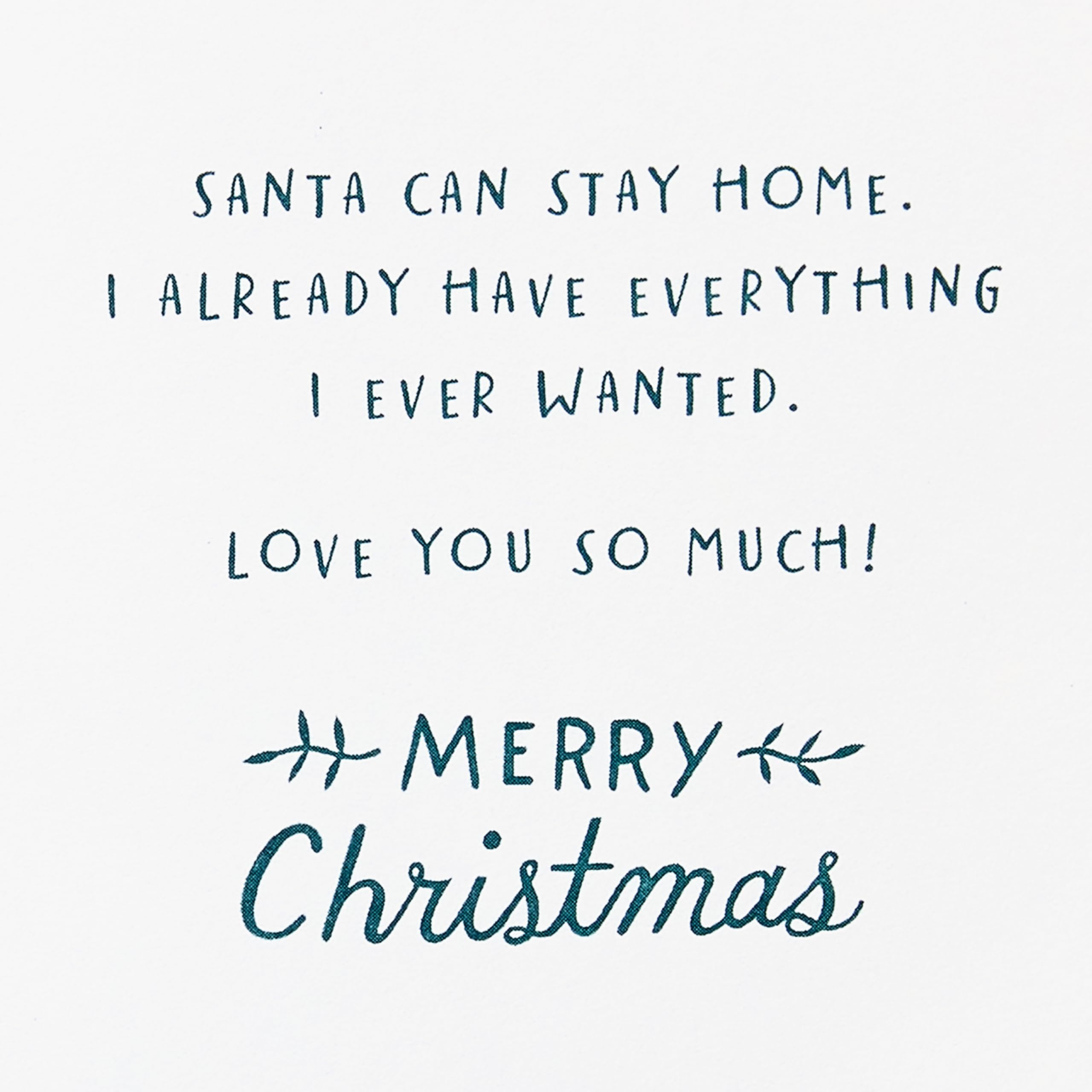 American Greetings Christmas Card from Wife to Wife (Everything I Ever Wanted), Christmas Sweaters, 5x7 inches - Image 3