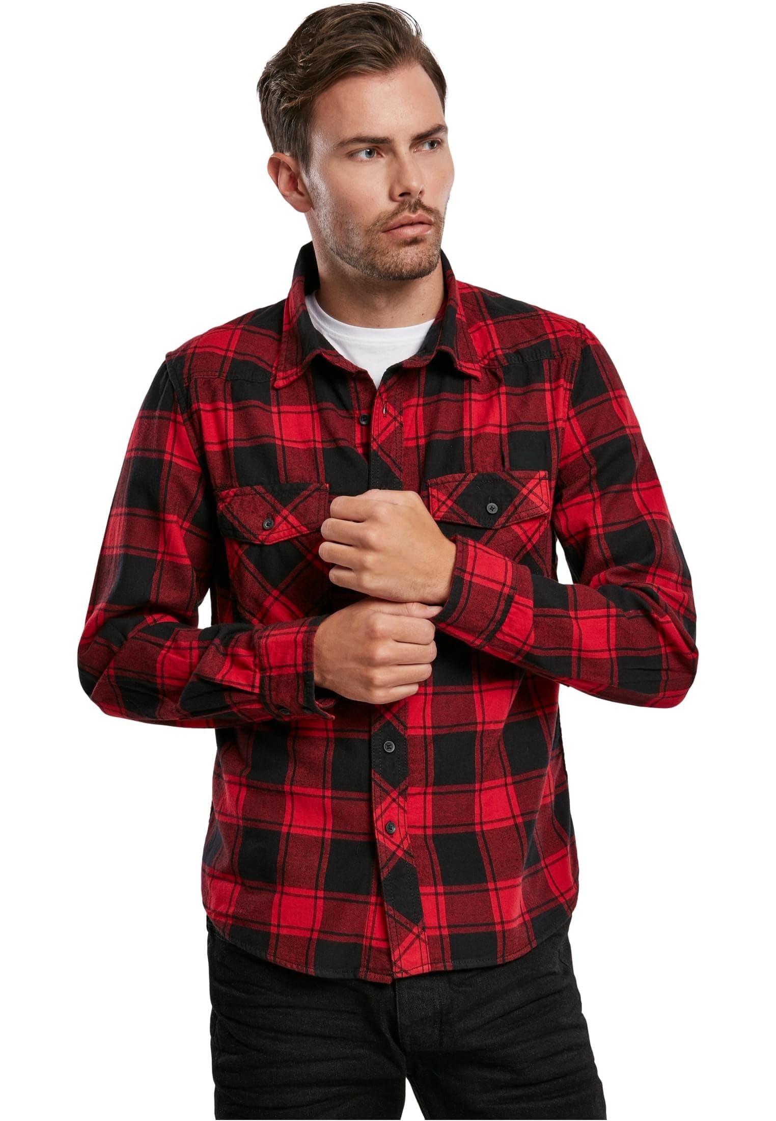 Brandit Camicia A Quadri Uomo Flanella Hemd