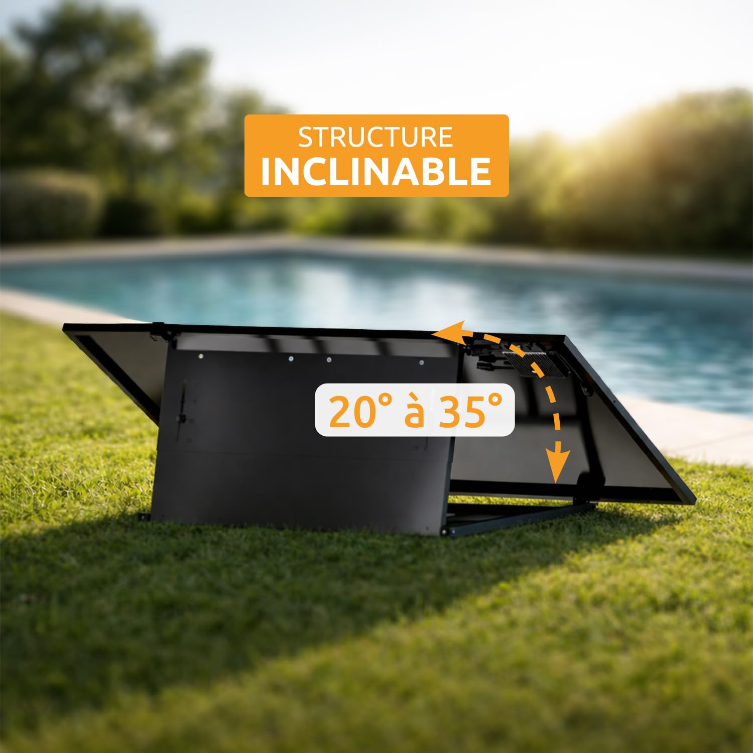2 panneaux Solaires - Poolex - Kit Photovoltaïque Plug&Play 900W - Autoconsommation - TOPCon - Prise 230V, Wi-Fi & App : Zéro Travaux, 12 Ans Garantie, 310€/an