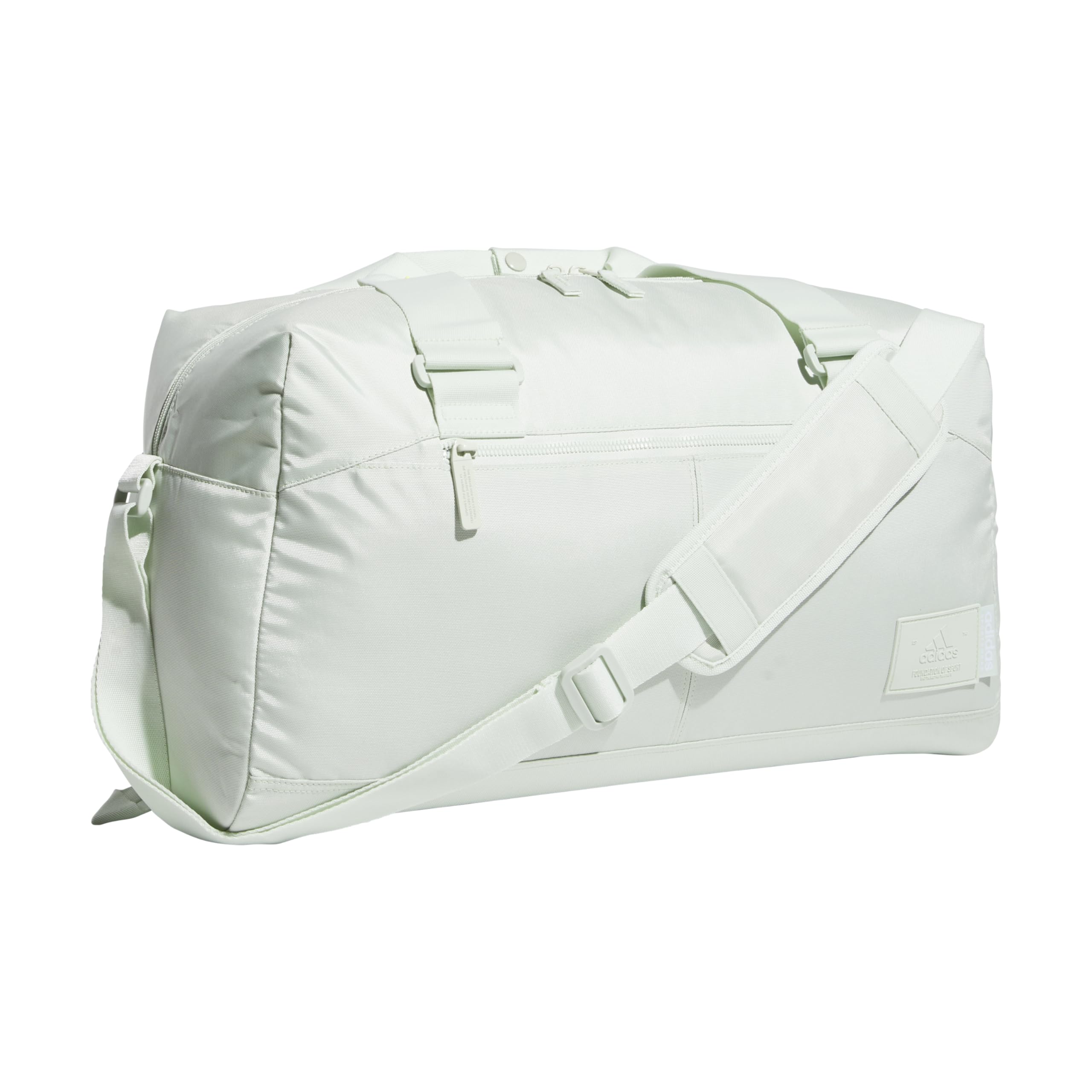 adidas Lounge Premium Sport Duffel Bag for Travel and Gym, Linen Green, One Size