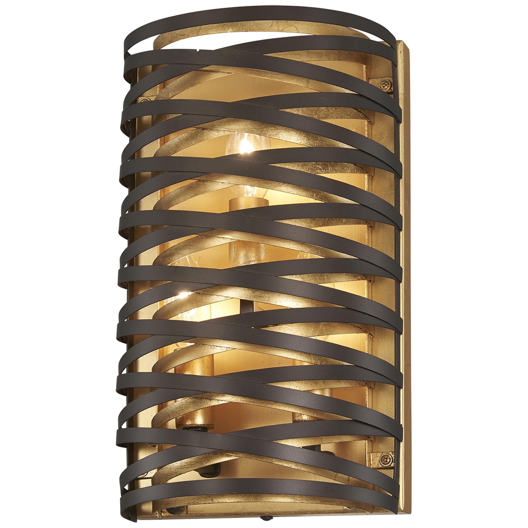 Minka Lavery 3673-111 Vortic Flow Wall Sconce, 3-Light, 180 Total