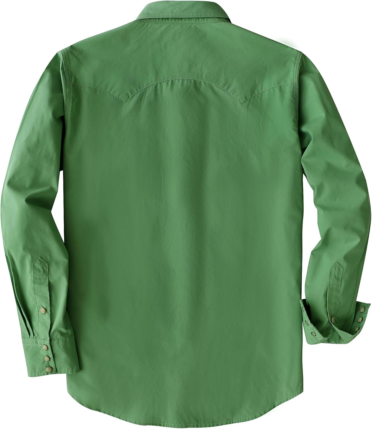 Dubinik® Pearl Snap Shirts for Men Long Sleeve Lightweight Casual Western Plaid Cowboy Cotton Vintage Work Shirt - Image 2