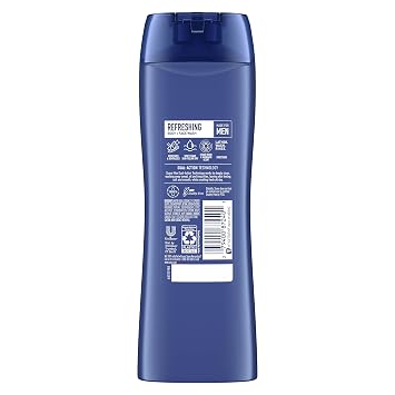 Suave Men Body Wash Refresh Fragrance Bodywash and Shower Gel 15 oz
