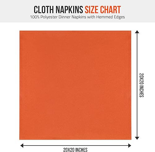 Vista 71 de Utopia Home Servilletas de tela negra (paquete de 12, 20 x 20 pulgadas), servilletas de cena ideales para fiestas, bodas y almuerzos/cenas Negro