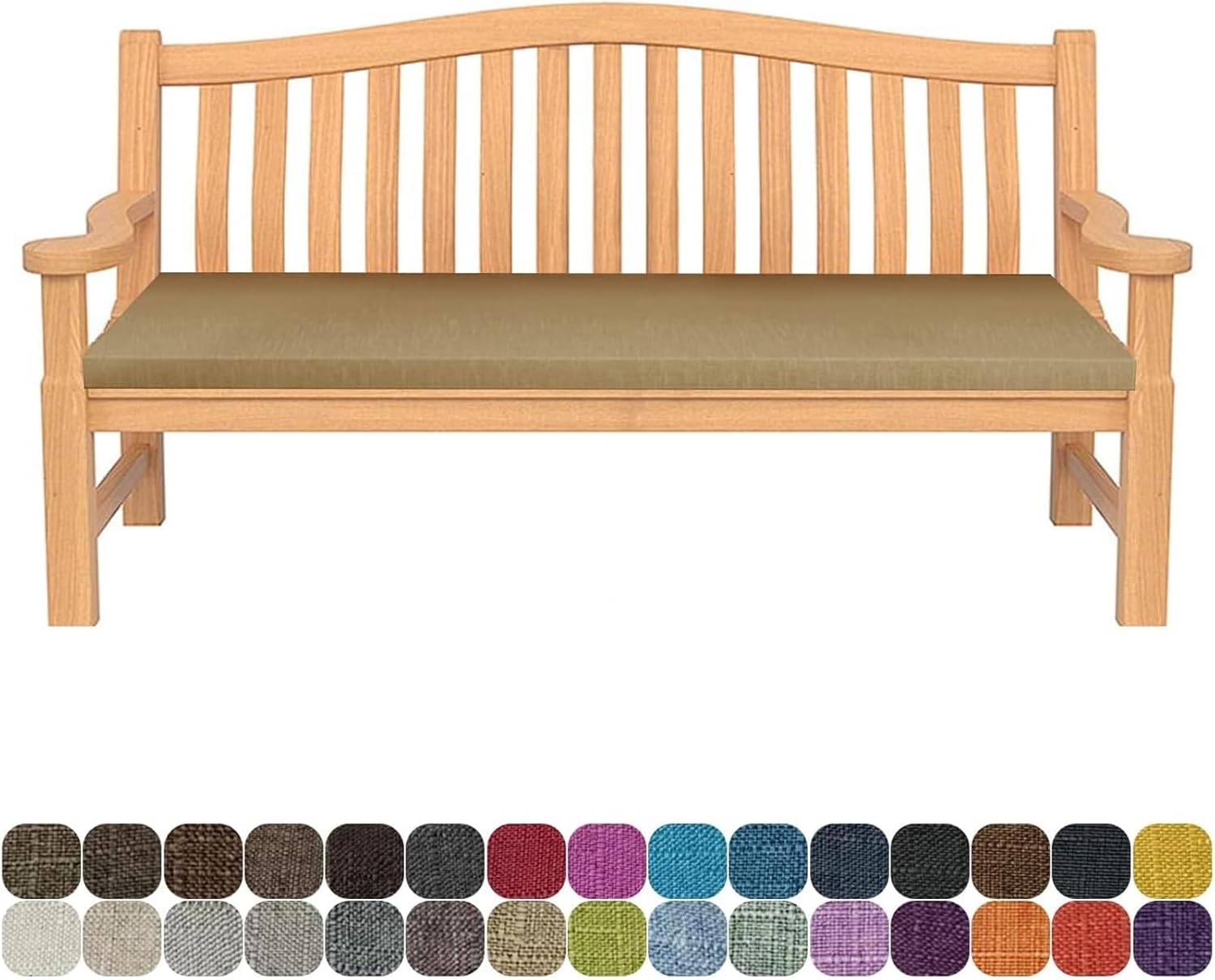 Bench Cushion - Outdoor/Indoor Patio Porch Swing Cushions, 48/40/50 x 12/14/16/18 inch Bay Window Seat Furniture Cushion Non-Slip with Zipper (Color : 8#, Size : 39x13x2in)