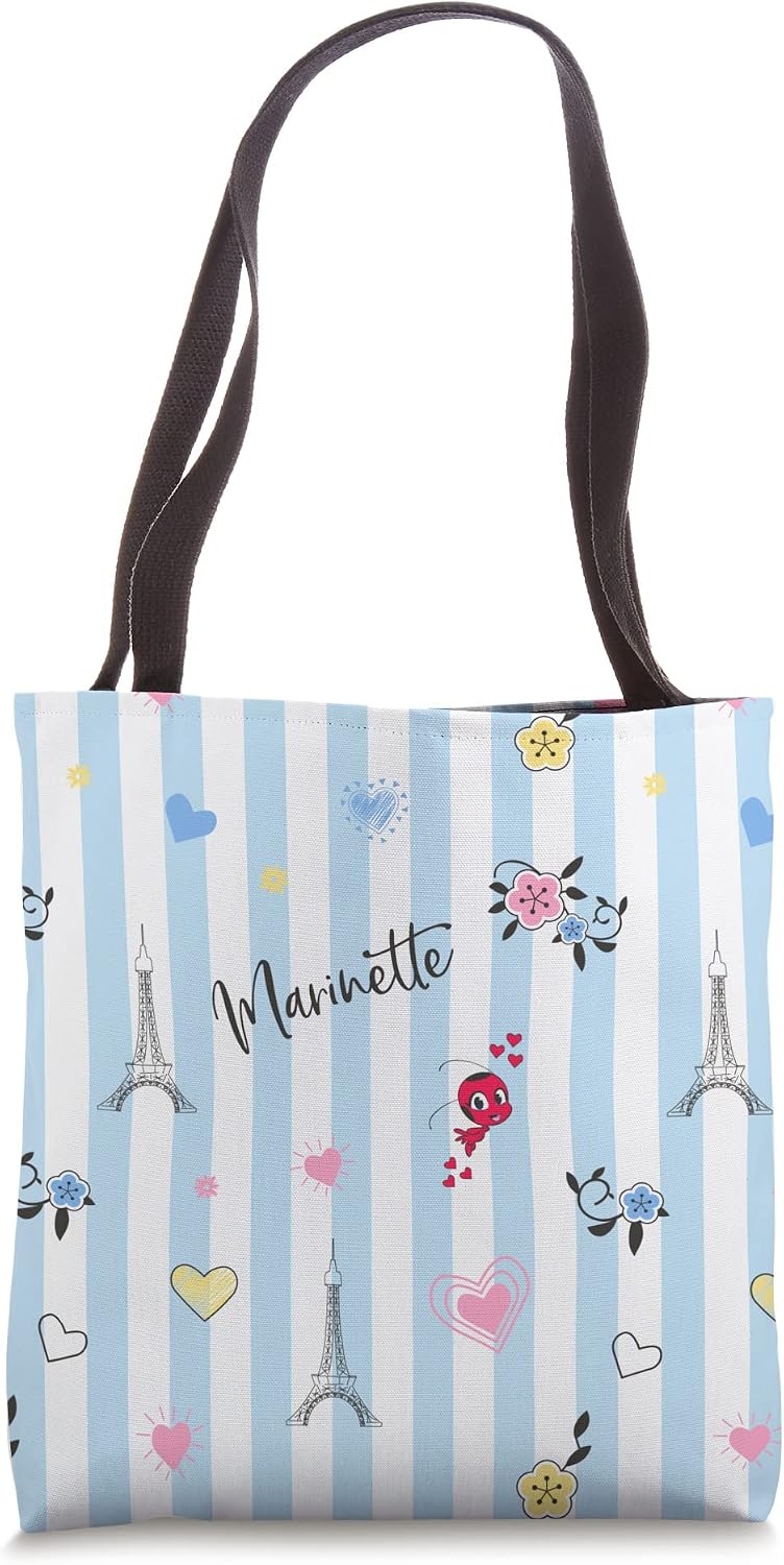 Miraculous Ladybug Charming Paris with Tikki Tote Bag