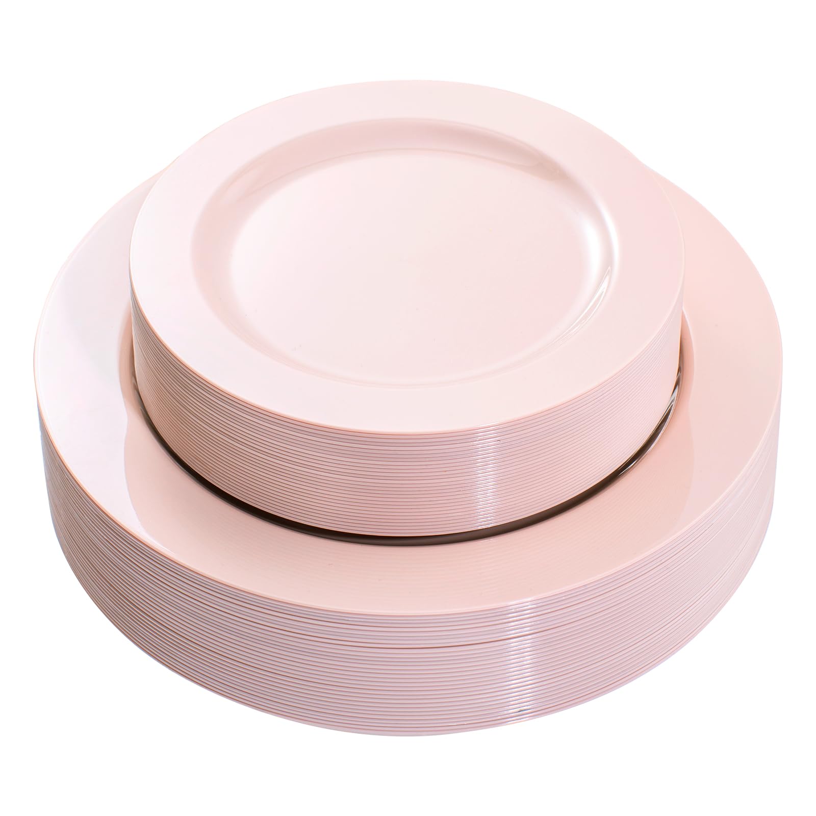 White Disposable Plates - 60 Pack for Parties & Weddings -25