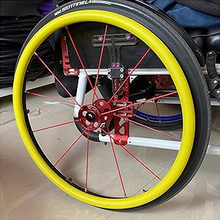 RVUEM Fundas para Llanta De Empuje De Silla De Ruedas, Funda para Rueda Trasera De Silla De Ruedas Deportiva De 22/24 Pulgadas, Antideslizante, Resistente Desgaste, Accesorio Duradero