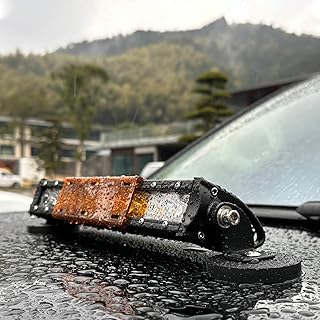 Magnetic LED Light Bar, Off Road Lights with Magnet Mount, Super Bright 60W LED Spot Lights, Single Row Working Light with Cigarette Lighter Plug Driving Lamp for Trucks Pickup Jeep ATV UTV SUV Boat