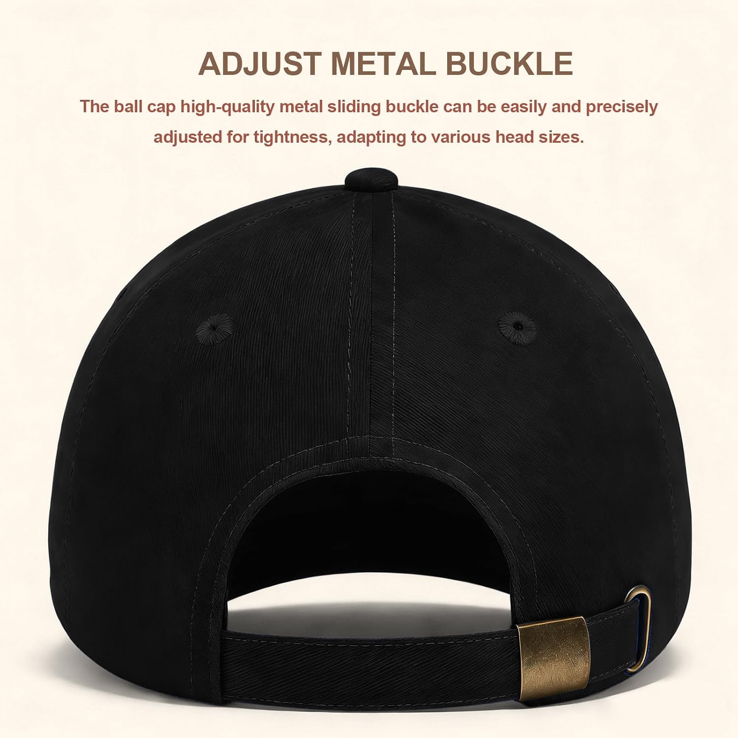 Baseball Cap Cotton Baseball Hat for Men & Women, Adjustable Low Profile Unisex Ball Cap, Vintage Hat for Daily Use