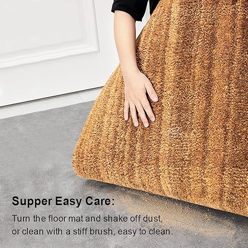 Miniatura 4 de Oh Come Let Us Adore Him, Christmas Let Us Adore Him, Christmas Star - Tapete de puerta de porche religioso de Navidad, tapete de fibra de coco,