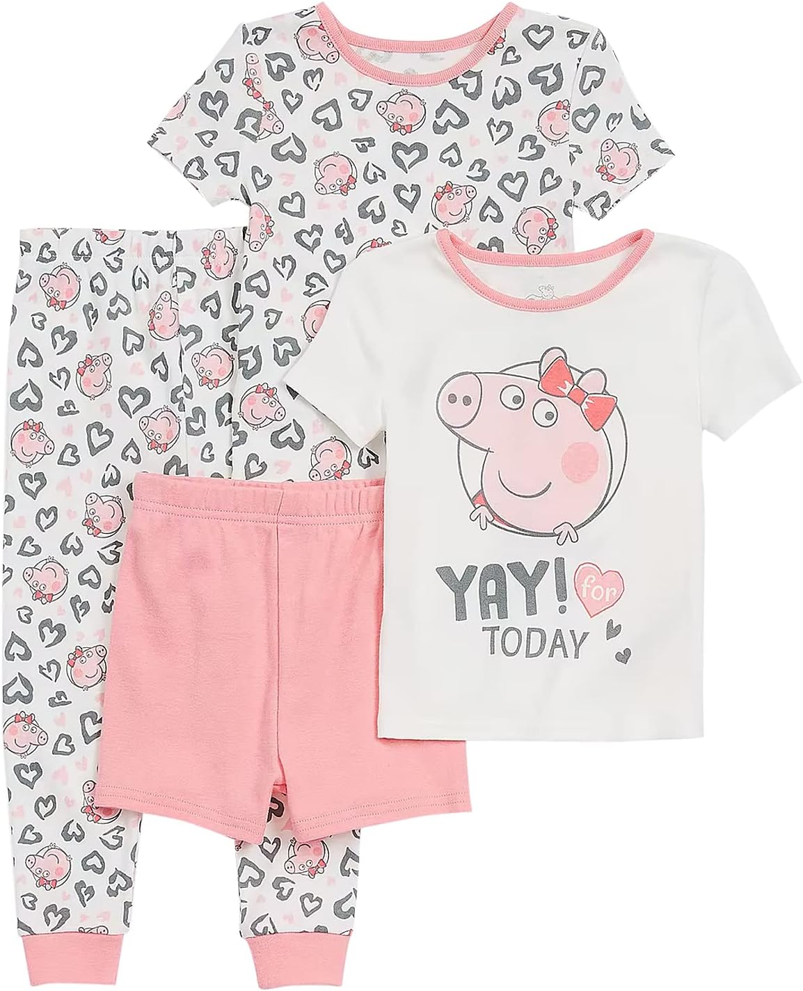 Peppa Pig Girls' 4 Piece Cotton Set