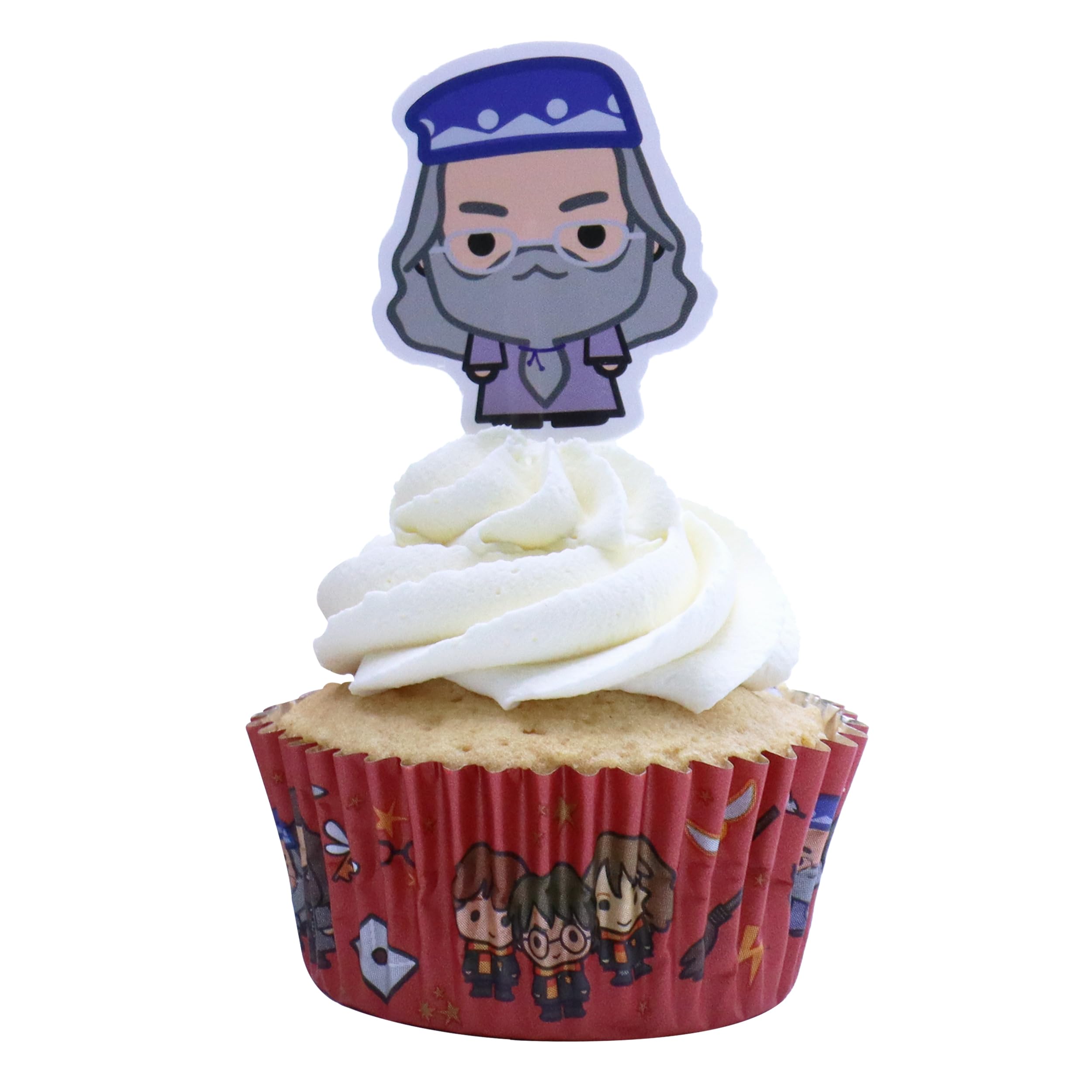 PME Harry Potter Cupcake Cases & Topper Set of 24, Characters, Multicolor, 8.4 x 8.4 x 18.8 cm - Image 4