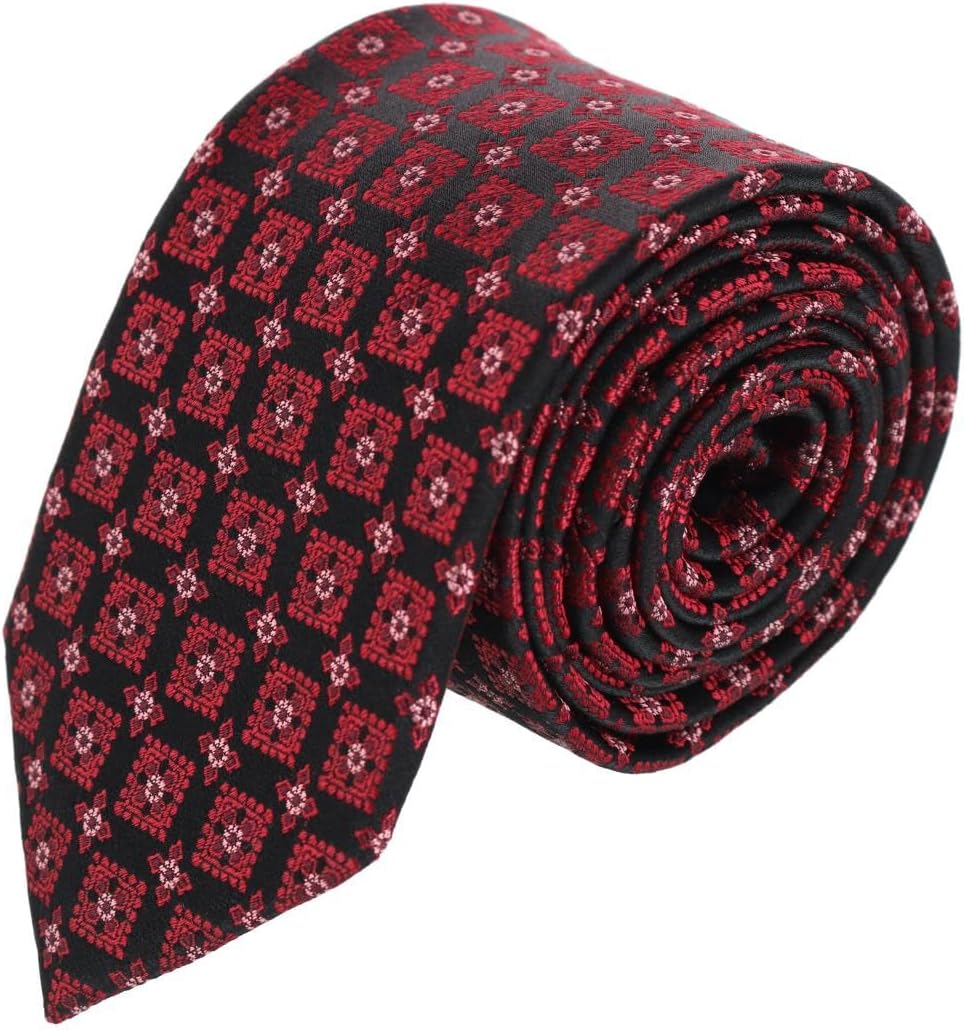 Trafalgar Men's Azzimato Diamond Stately Silk Necktie