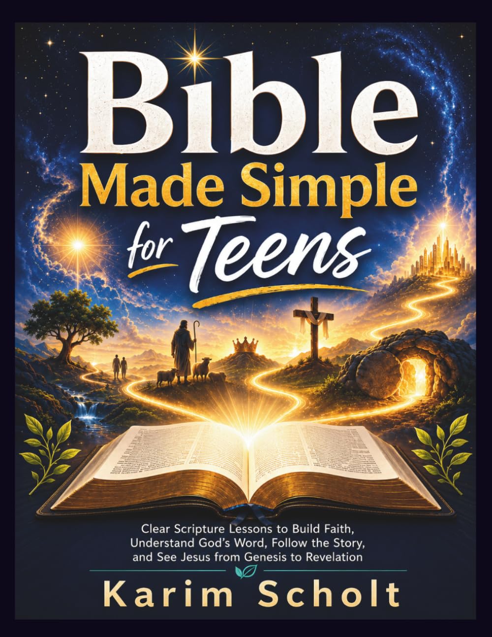 Bible Made Simple for Teens: Clear Scripture Lessons to Build Faith, Understand God's Word, Follow the Story, and See Jesus from Genesis to Revelation