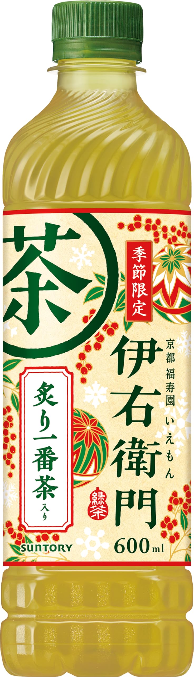 Amazon.co.jp: サントリー 伊右衛門 炙り一番茶入り お茶 緑茶 600ml