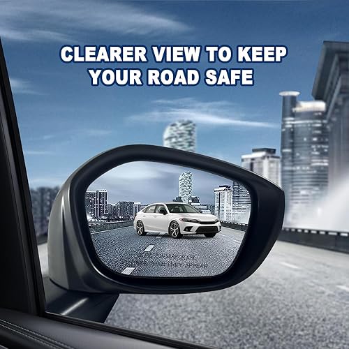 Miniatura 4 de Espejo lateral derecho del pasajero para Honda CIVIC SedánHatchback 2022-2025 con cristal eléctrico, plegable manual, combina con cristal negro