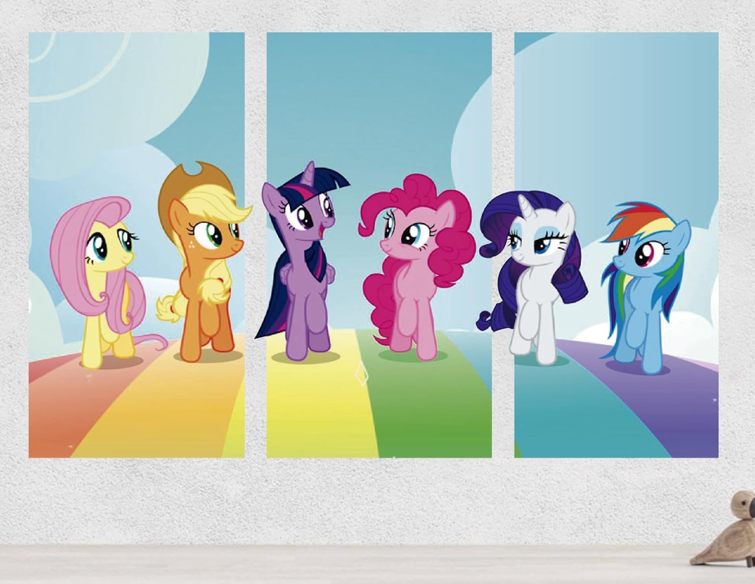 My Little Pony 3D Sticker Wall Decal Smashed Vinyl Decor