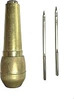 Vista 4 de Swift Stitch - Kit de punzón de costura a mano para reparación de lona de cuero, asiento (hilo beige encerado + metal)