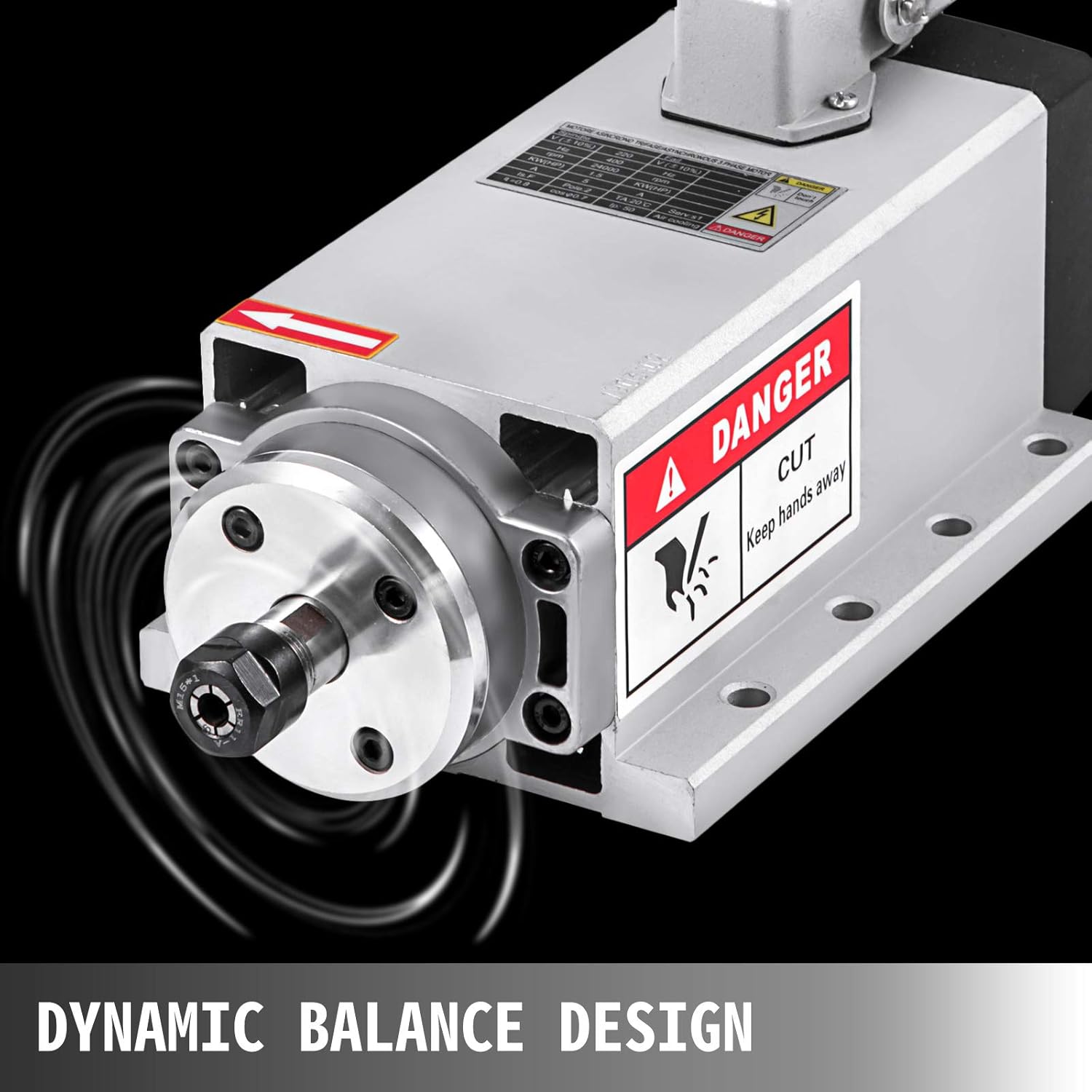 Suреr Sаlе 🛒 Mophorn Spindle Motor 1.5KW Square Air Cooled Spindle Motor ER11 Collect 24000RPM 220V CNC Spindle Motor for CNC Router Engraving Milling Machine (1.5KW Air Cooled) Blасk Frіdау - 50% оƒƒ Mophorn Spindle Motor 1.5KW Square Air Cooled Spindle Motor ER11 Collect 24000RPM 220V CNC Spindle Motor for CNC Router Engraving Milling Machine (1.5KW Air Cooled)
