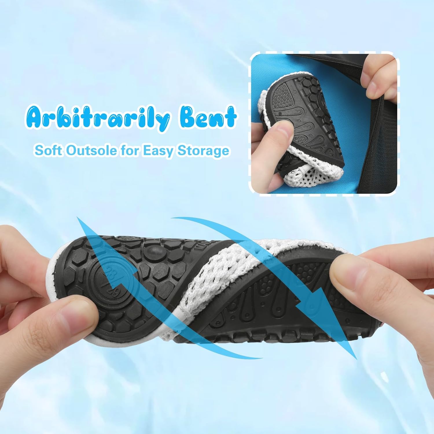 Besroad Kids Water Shoes Girls Boys Quick Dry Aqua Socks Barefoot Non Slip Beach Swim Surf Shoes - Image 6