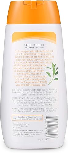 Miniatura 30 de Arm & Hammer Ultra Fresh Champú desenredante 2 en 1 + acondicionador, aroma a pera de pepino, baño para perros con aceite de coco, bicarbonato