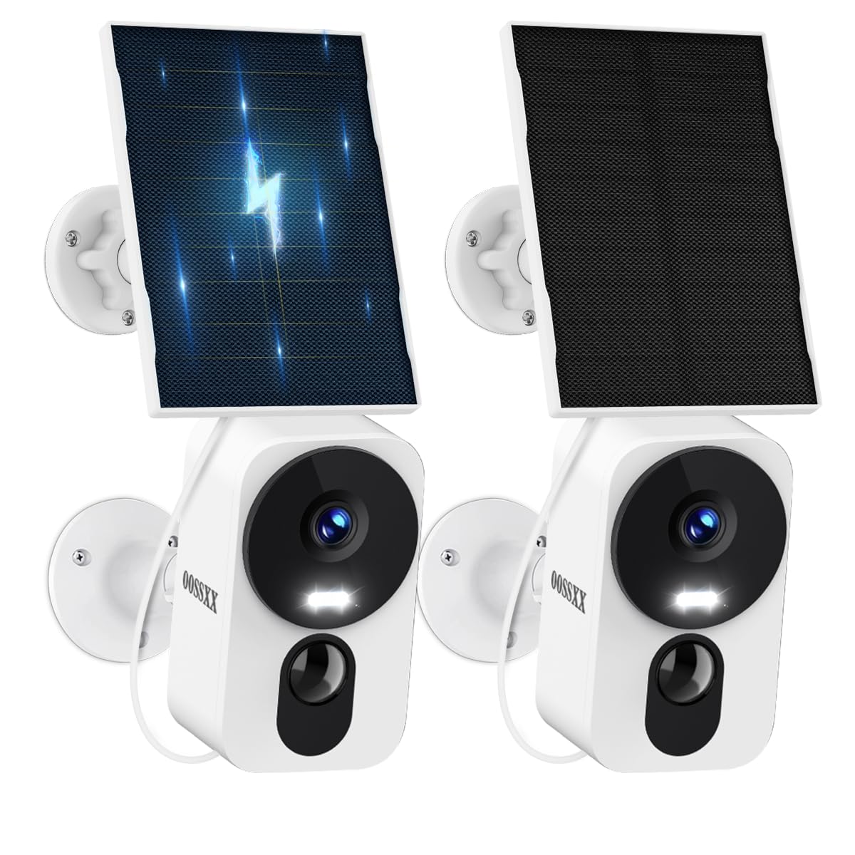 4MP Solar Security Camera Outdoor Wireless, Battery 5200mAh, AI Motion Detection, Spotlight Color Night Vision, 2-Way Audio, Dual Band WiFi, IP66 Waterproof, Free App No Monthly Fee, 2pcs-image-16