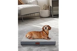 24 Inch Orthopedic Waterproof & Machine Washable Dog Bed - Perfect for...