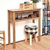 The Lakeside Collection Lodge Bear Console Table