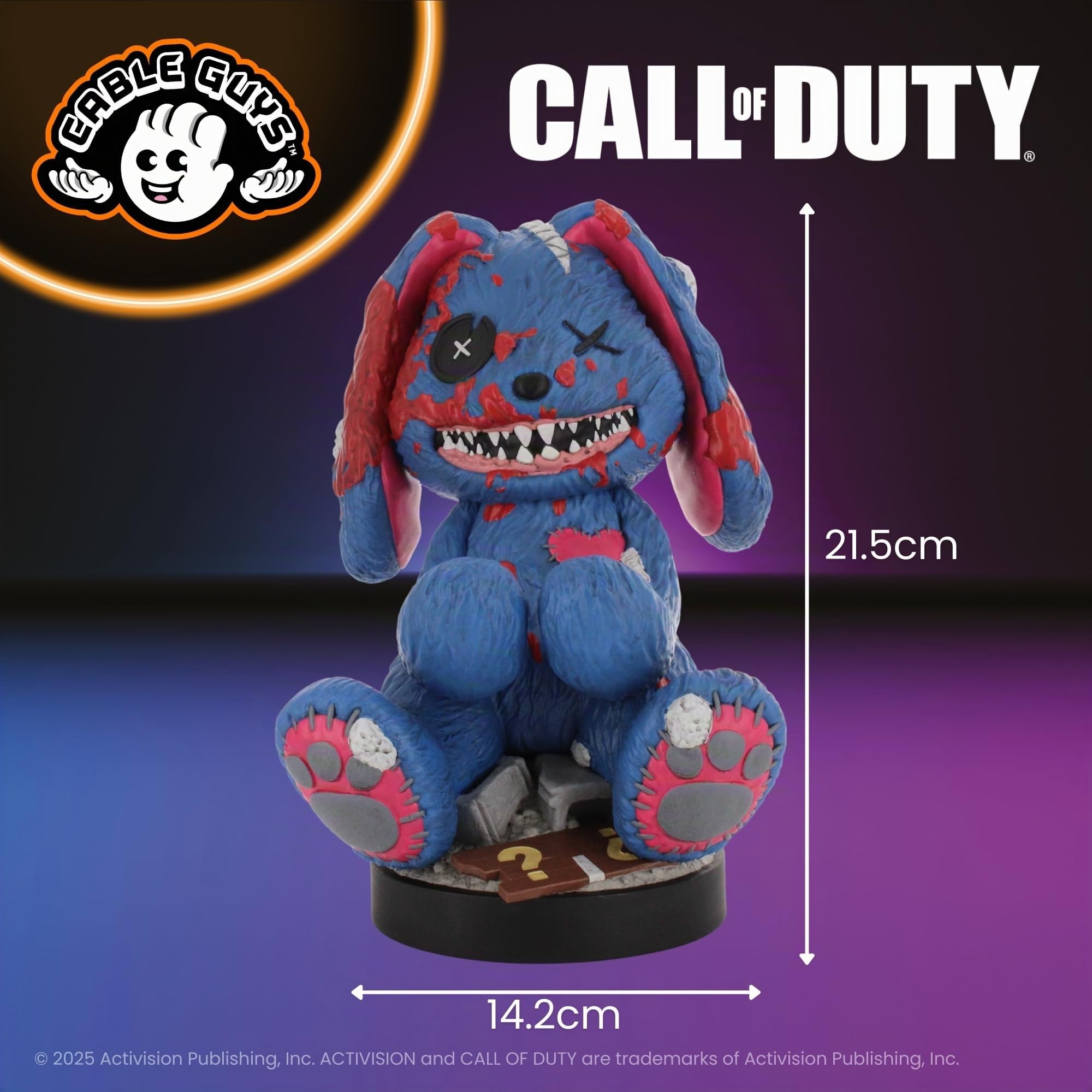 Cableguys Call of Duty Mr Peeks Soporte Mando y Movil - Figuras Soporte para movil y Mando, Compatible con Xbox, PlayStation y la mayoría de mandos estándar, Accesorios Escritorio Gaming