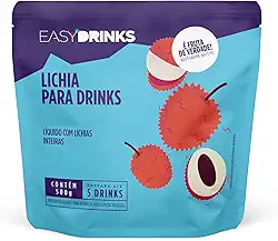 Preparado de frutas (de verdade) para drinks sabor Frutas Lichia - 5 unidades (Lichia)