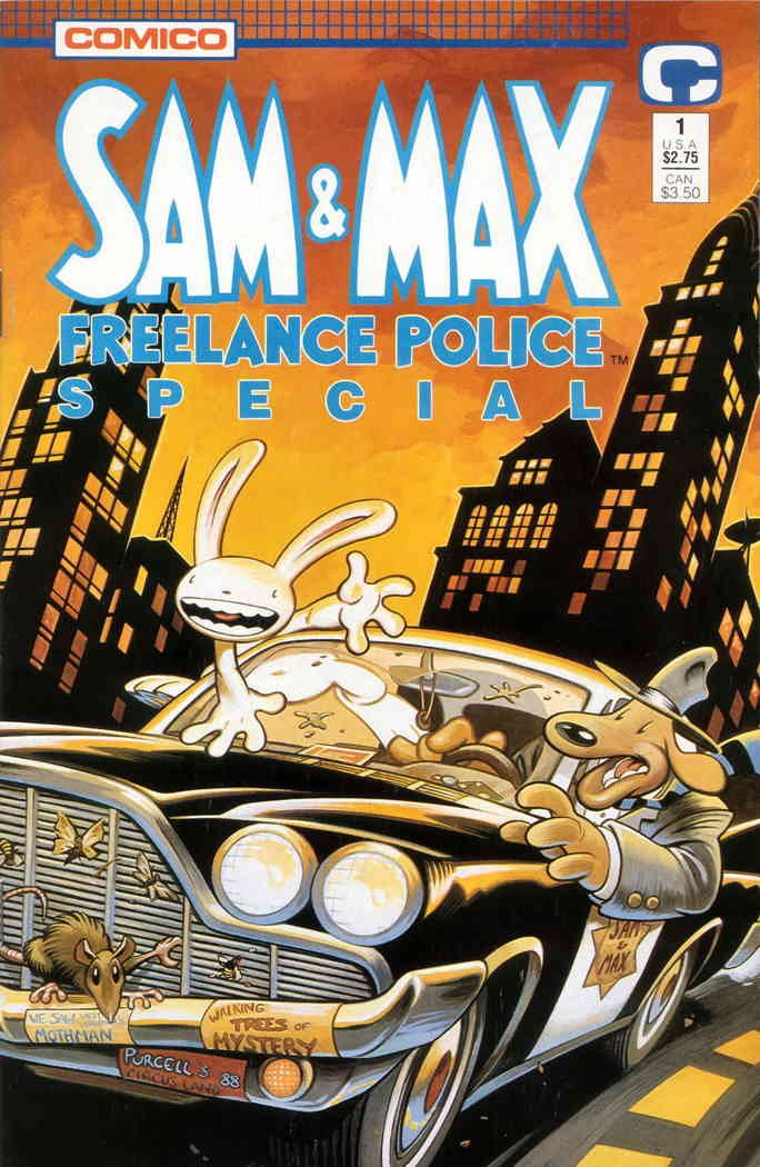 Amazon.com: Sam And Max Freelance Police Special #1 VF ; COMICO