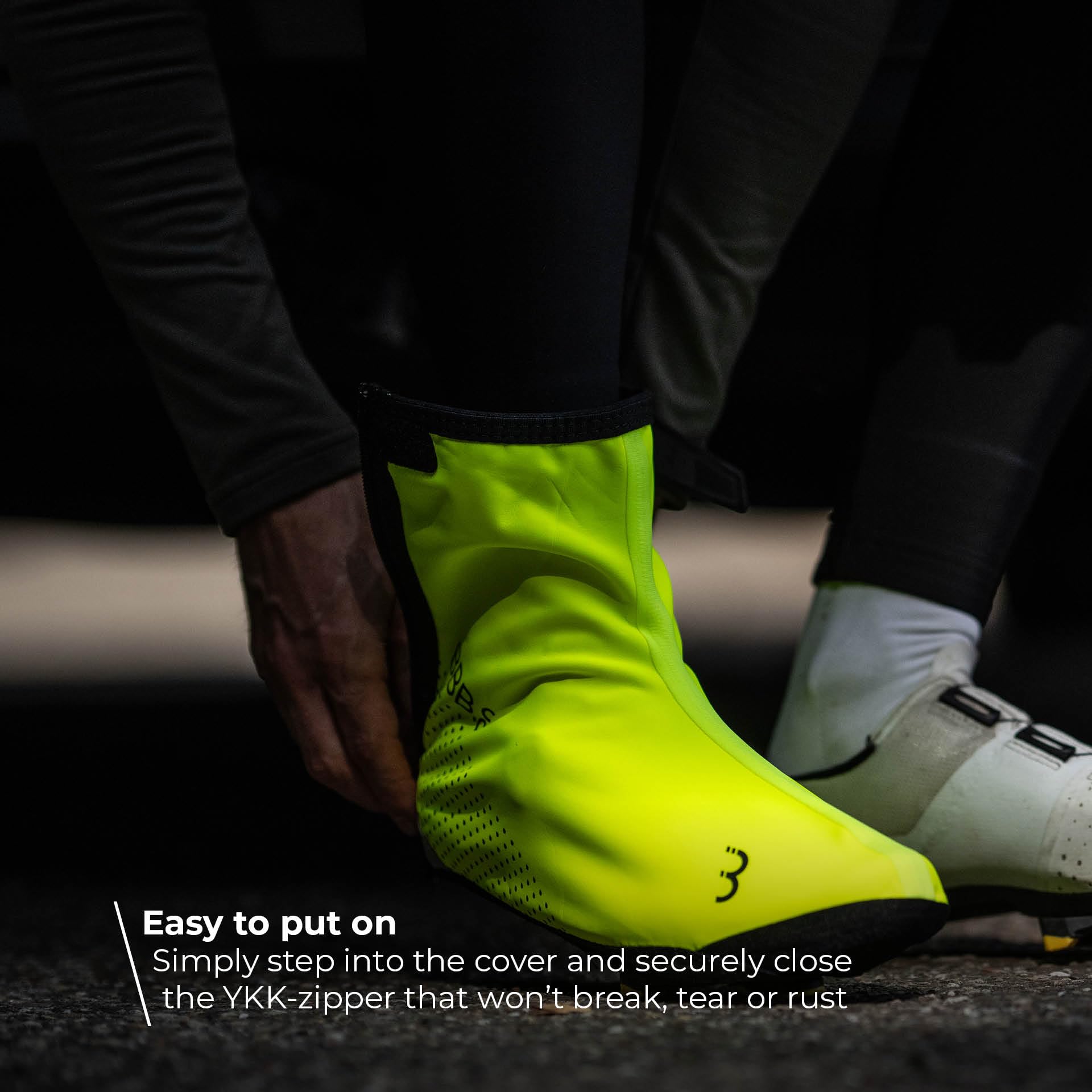 BBB Bws-23, Cycling-Cubrezapatillas de Ciclismo Impermeables. Especial para Bicicletas de Carretera y MTB. Unisex Adulto