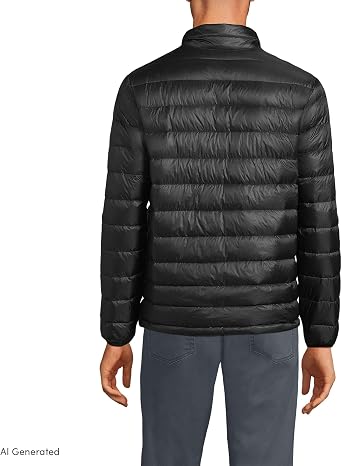 Lands' End Men's Wanderweight Ultralight Packable Down Jacket