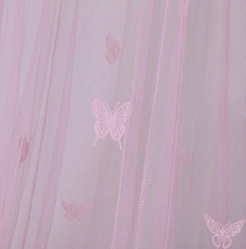 Miniatura 9 de OctoRose Cortina colgante con diseño de estrella blanca que brilla en la oscuridad, se adapta a la cuna a Calking. 23 pulgadas de diámetro en la